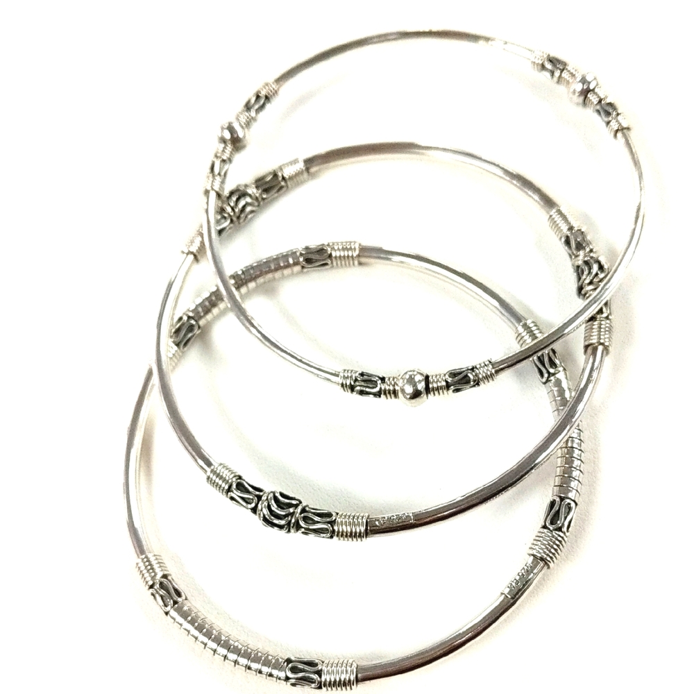 Sterling Silver Bangle Bracelets